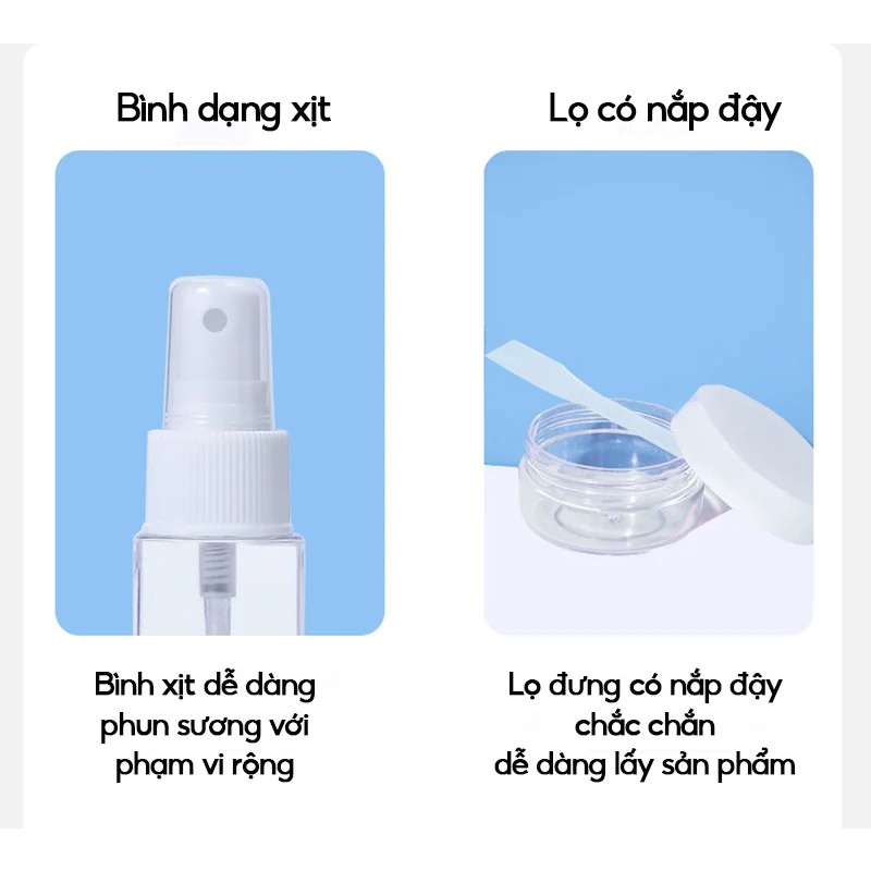 [NHẬP KHẨU][Set 7 Món] Bộ Dụng Cụ Chiết Mỹ Phẩm Tiện Lợi LMLTOP (Màu Ngẫu Nhiên)