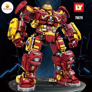 Đồ chơi lắp ráp mô hình hulk buster iron man trong marvel avengers ly76079 với 1800+ pcs