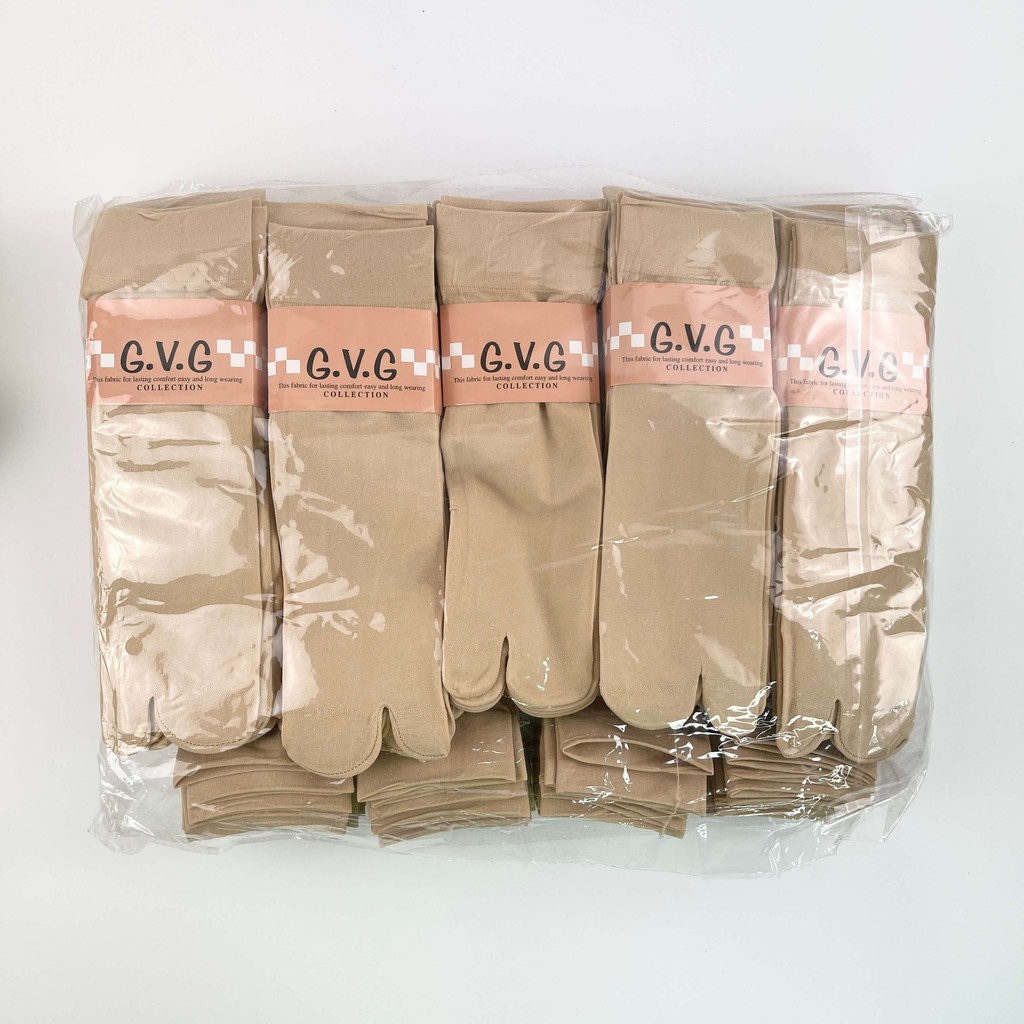Tất Nữ xỏ ngón chống nắng GVG KIMCHIBIKINI Tất Cổ Cao Da Chân Vải cotton dày dặn, vớ cổ cao mềm mịn cực êm chân PK008
