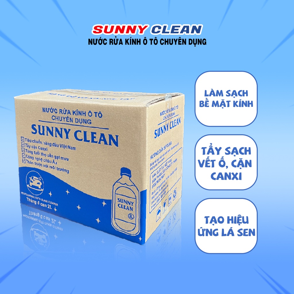 Nước Rửa Kính Ô Tô SunnyClean Chính Hãng