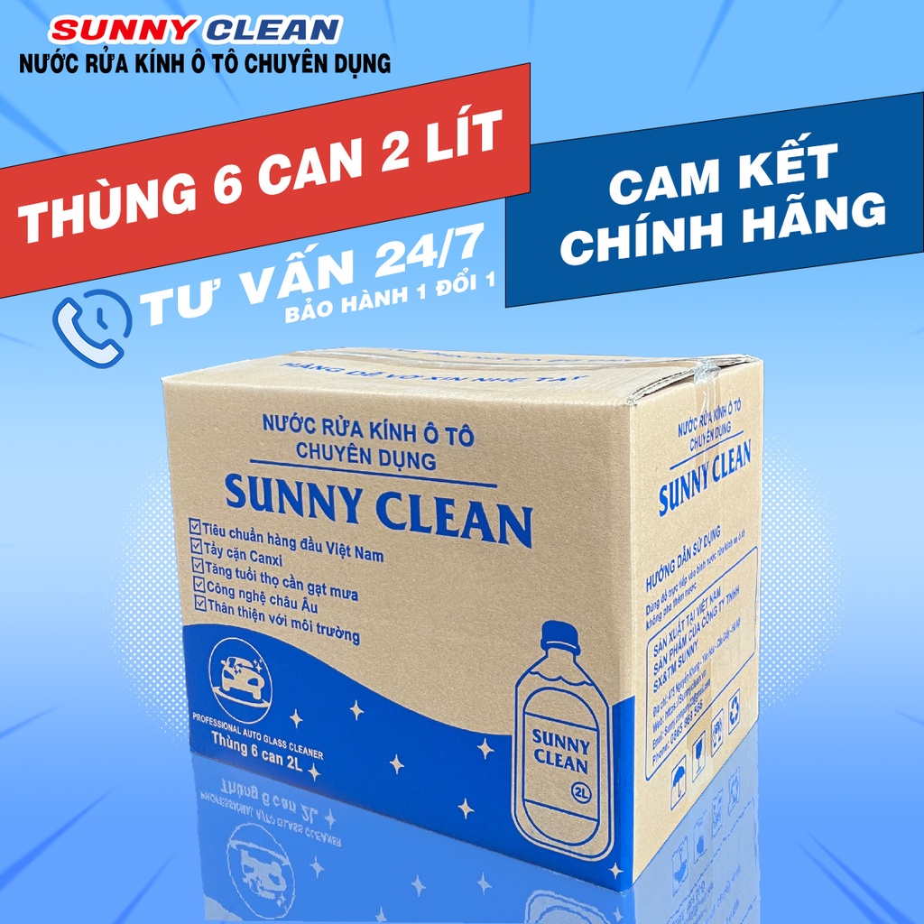 Nước Rửa Kính Ô Tô Chuyên Dụng SunnyClean Chính Hãng