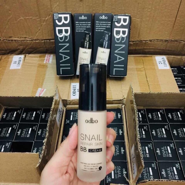Kem Nền BB Cream Ốc Sên Siêu Mịn Odbo Snail Repair Skin OD411