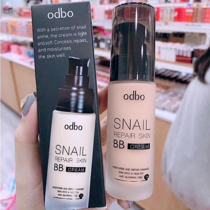 Kem Nền BB Cream Ốc Sên Siêu Mịn Odbo Snail Repair Skin OD411