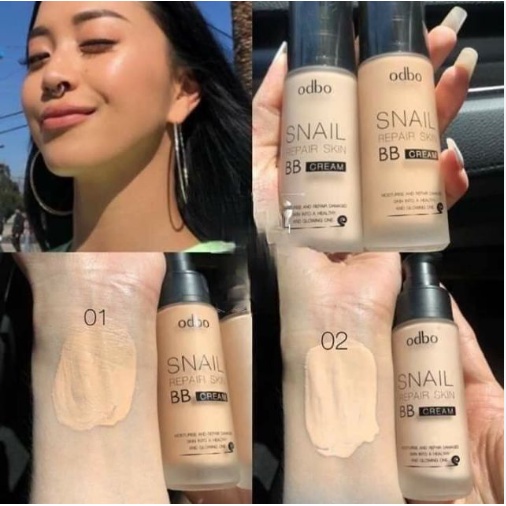 Kem Nền BB Cream Ốc Sên Siêu Mịn Odbo Snail Repair Skin OD411