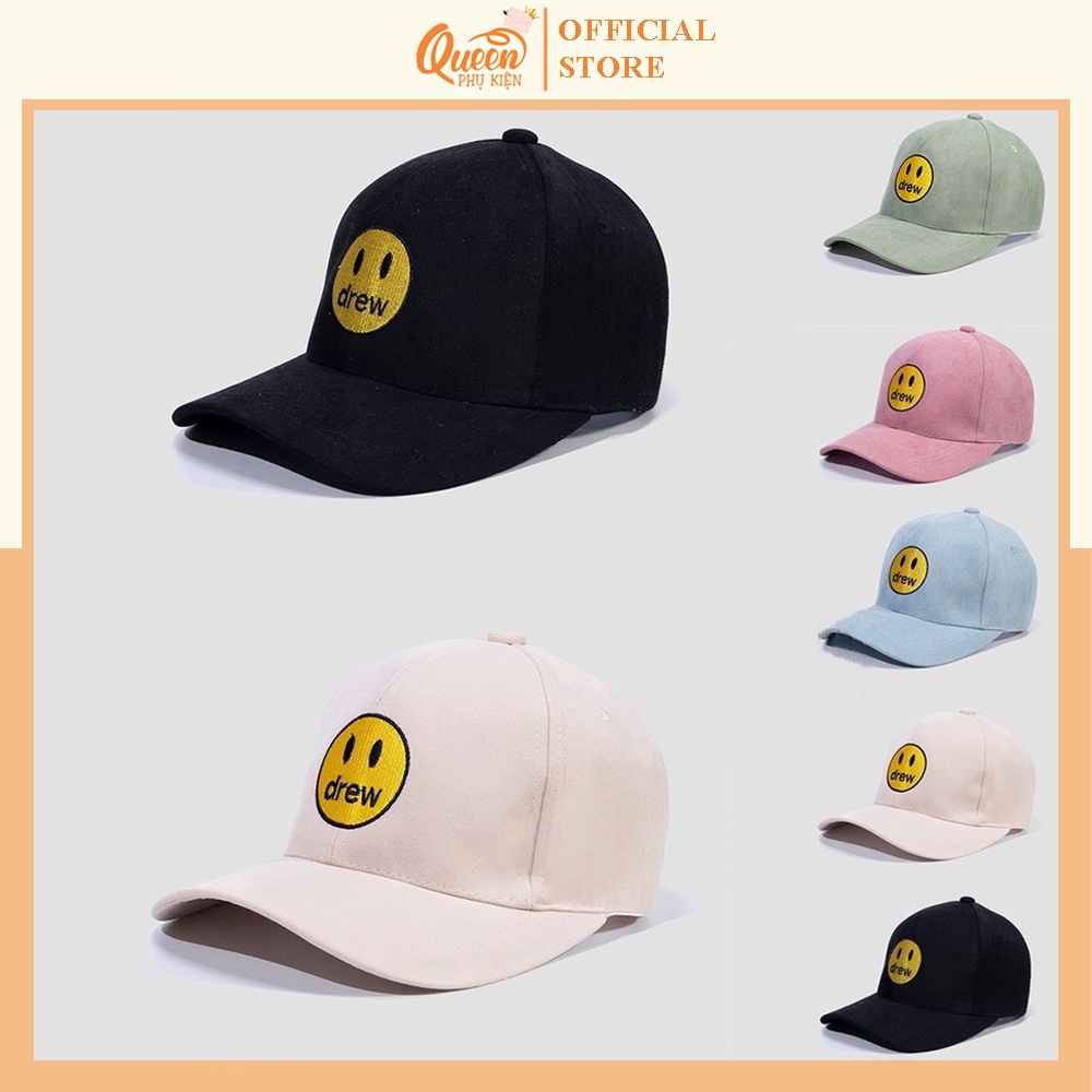 Mũ Lưỡi Trai  Kaki Cao Cấp Thêu Chữ Drew 409 Phong Cách Ulzzang