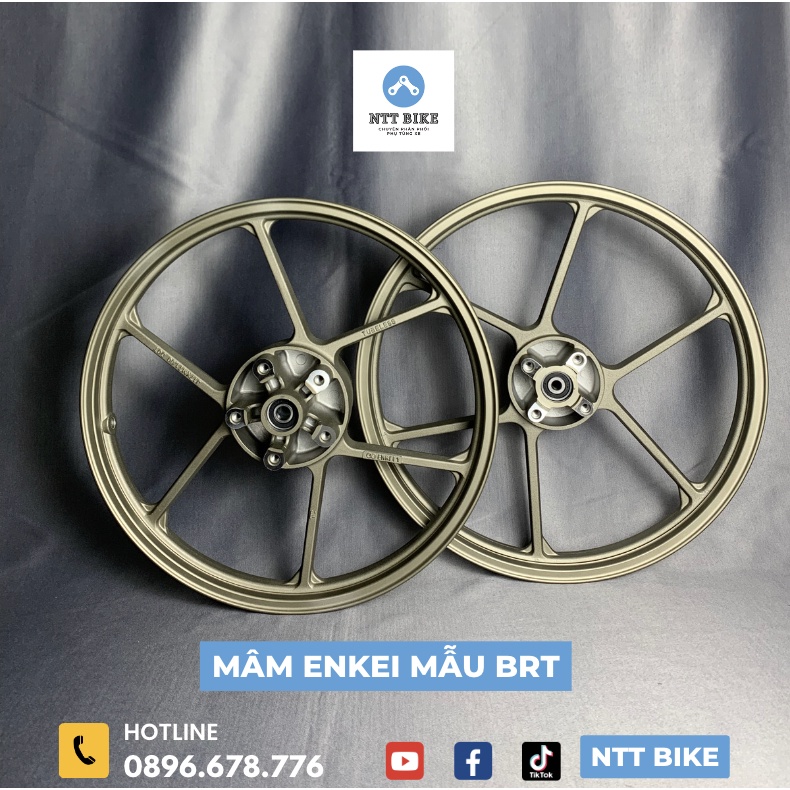 Mâm Enkei mẫu BRT chính hãng cho Exciter 150