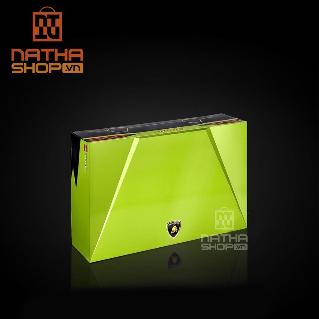 Mô hình siêu xe Technic Lamborghini Sian FKP37 màu xanh tỉ lệ 1:14 1215 PCS