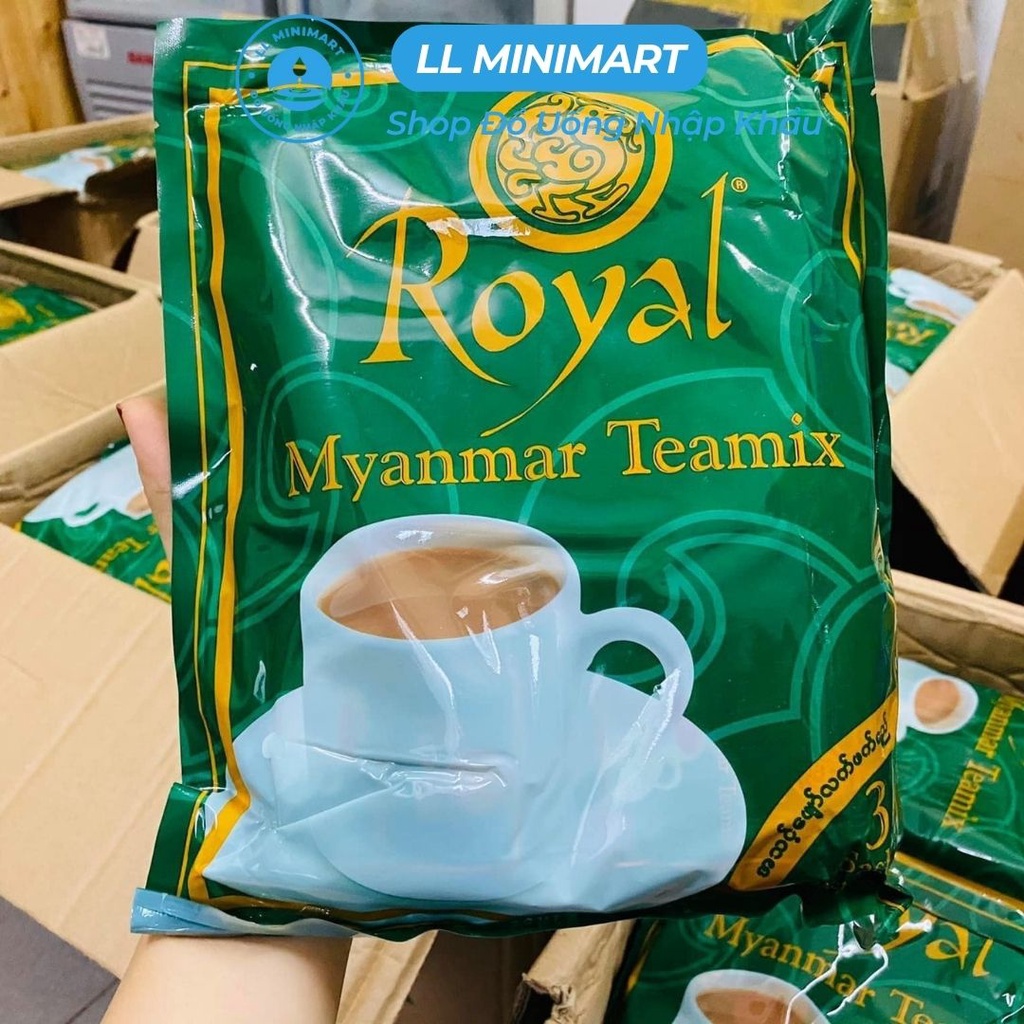 Trà Sữa Royal Myanmar Teamix 600G (Bịch 30 Gói)