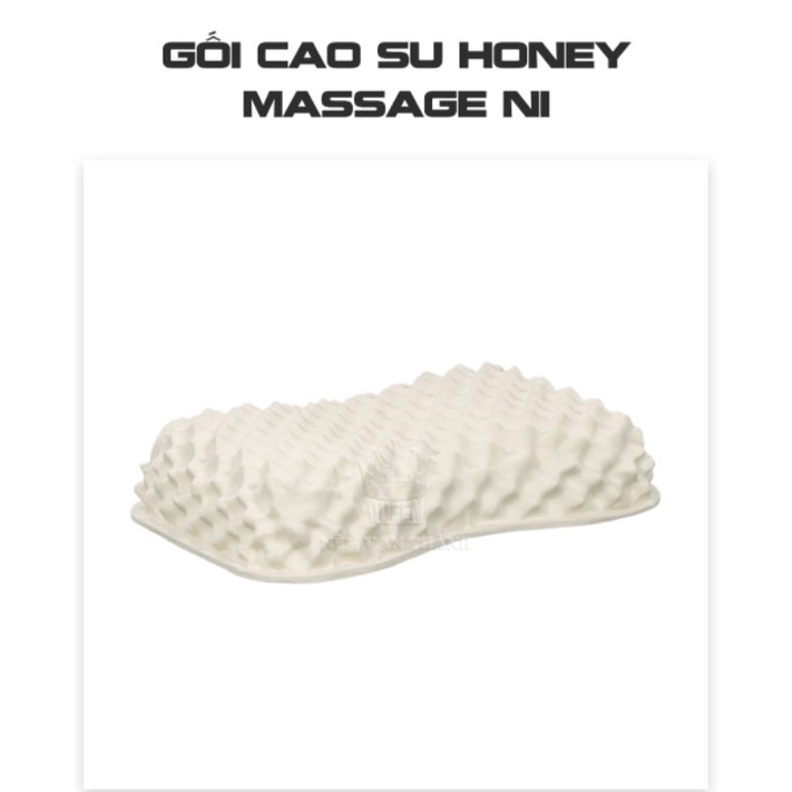 GỐI CAO SU THIÊN NHIÊN HONEY MASAGE size 36x56x12cm