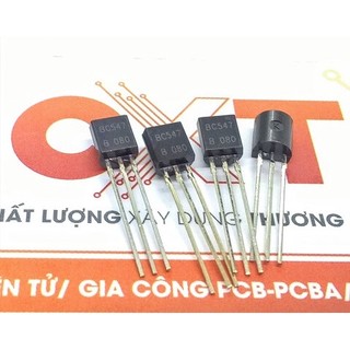 Bc547b npn transistor 0.1a 45v to-92