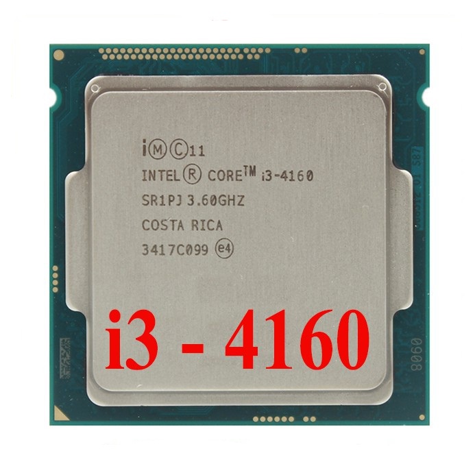 Bộ xử lý Intel® Core™ i3-4160 3M bộ nhớ đệm, 3,60 GHz