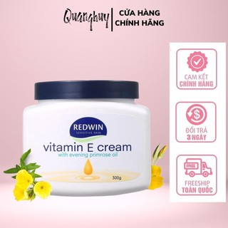 Kem dưỡng ẩm trắng da redwin vitamin e cream 300g, úc