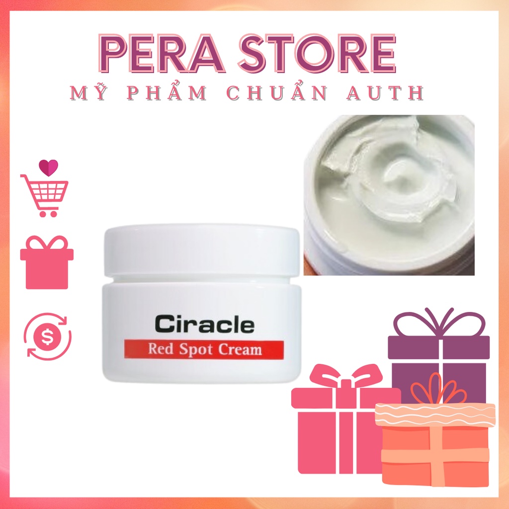 DATE 7.2025 KEM CHẤM MỤN CIRACLE RED SPOT HEALING CREAM