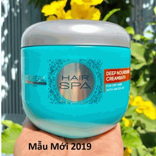Kem ủ tóc suôn mượt loreal hair spa deep nourishing creambath 500ml