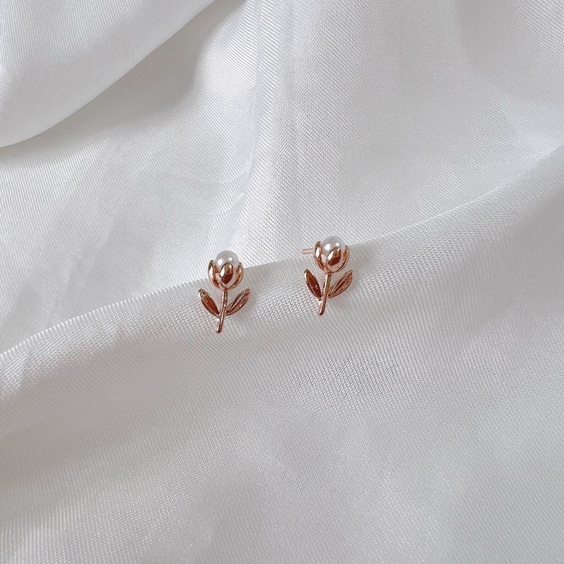 Khuyên hình học bé rosegold