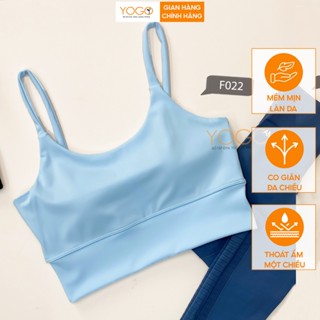 Áo bra tập gym yoga nữ bra thể thao dáng croptop nâng ngực ôm body co giãn thoải mái mềm mại YOGO F022