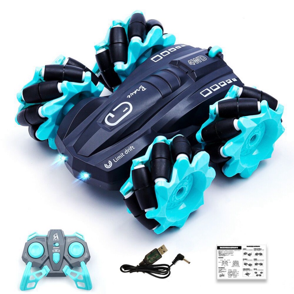Xe điều khiển từ xa nhào lộn và xoay 360 độ, độc đáo, sử dụng pin sạc cổng USB