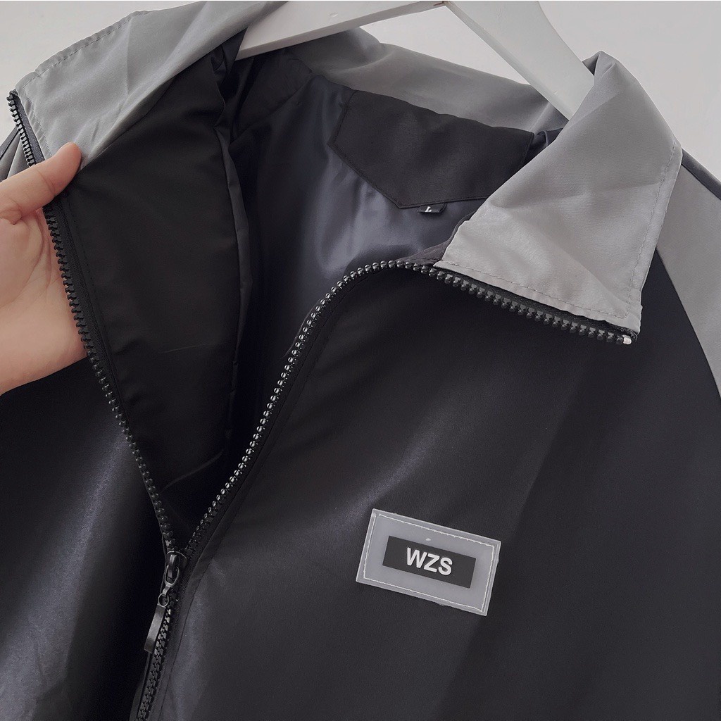 Áo khoác dù WZS vải dù 2 lớp siêu dày dặn TEM SU , chuẩn hàng chính hãng COOL STORE