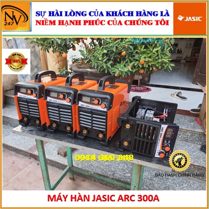 Máy hàn jasic Arc 300A điện tử mini Nhập khẩu chính hãng.