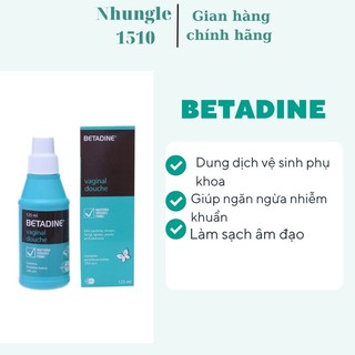Dung dịch vệ sinh phụ nữ Betadine_ngăn ngừa phụ khoa 125ml