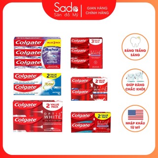 Kem đánh răng Colgate Optic White Advanced chính hãng Mỹ