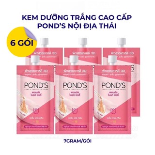 Hộp 6 Gói Kem dưỡng trắng cao cấp Pond’s nội địa Thái ( Dạng Gói 7g tiện lợi)