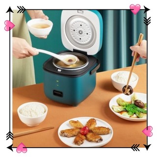 BJPKPK Nồi Cơm Điện mini Đa Chức Năng 0.8L (Nấu Cơm, Cơm, Đậu Cơm, Đồ Hấp, Nồi Cơm Nâu)