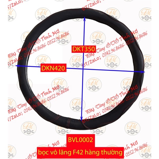 bọc vô lăng F42 hàng thường