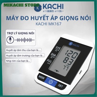 Máy đo huyết áp Kachi MK167 (BLS-2009A) - Có trợ lý tiếng Việt, dùng pin và điện trực tiếp