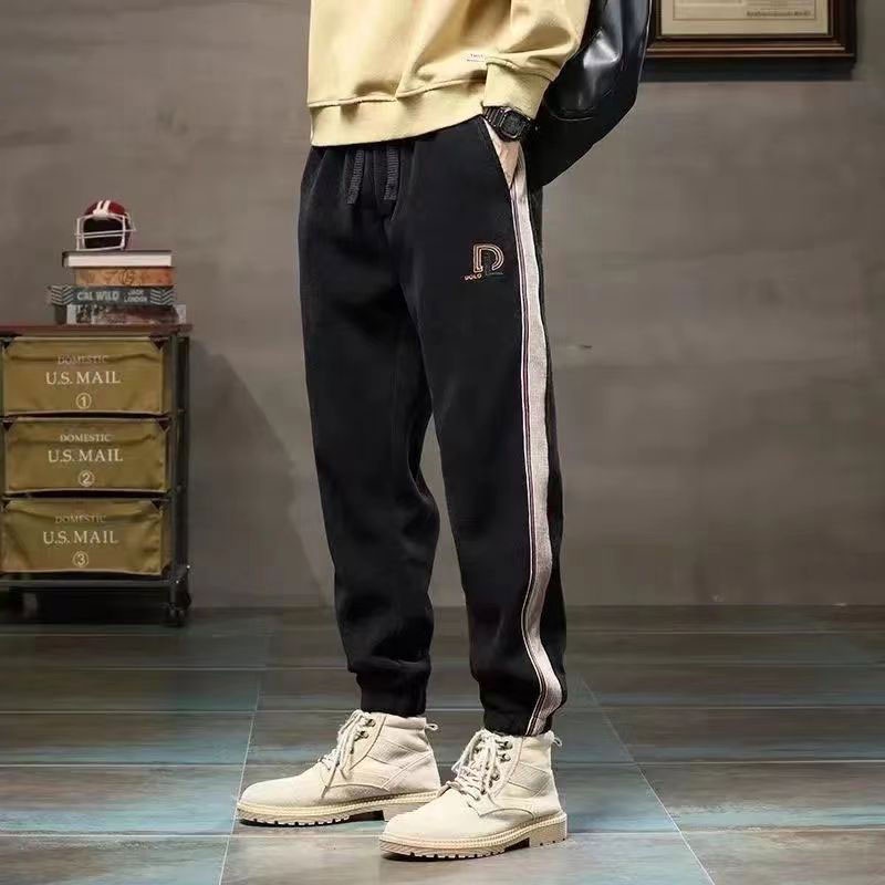 Quần ống rộng Có Túi Sau Lưng Thời Trang Nam Tính