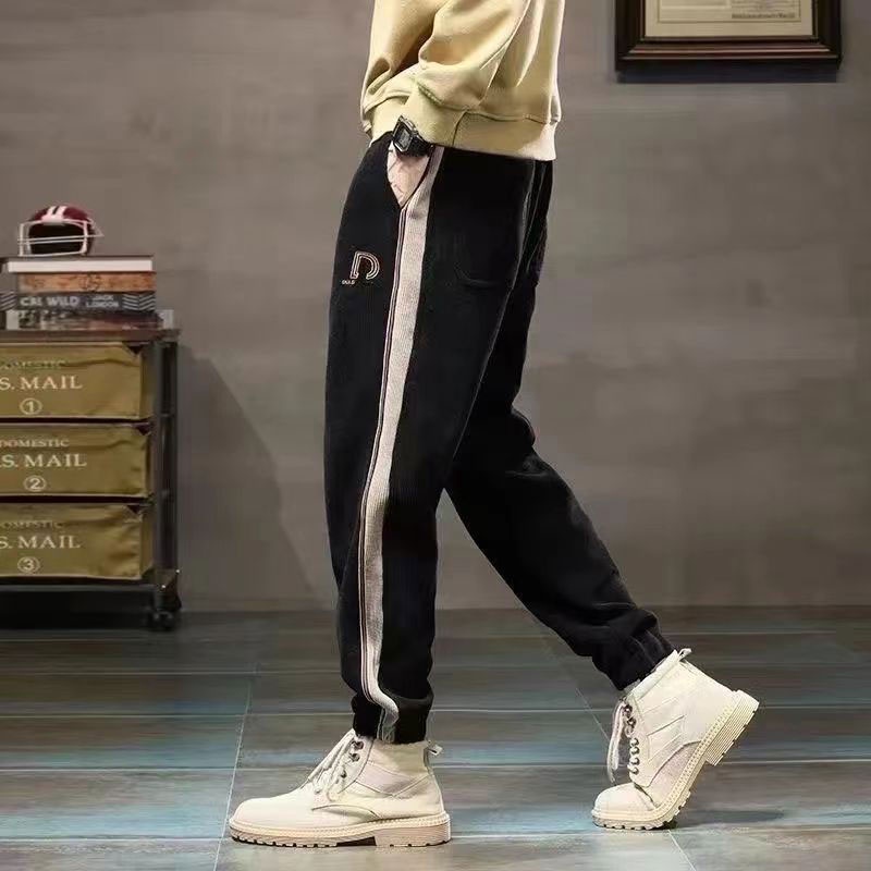 Quần ống rộng Có Túi Sau Lưng Thời Trang Nam Tính