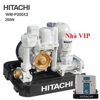 Máy bơm nước tăng áp Hitachi WM-P200GX2-SPV 200W, nhập khẩu Thái Lan