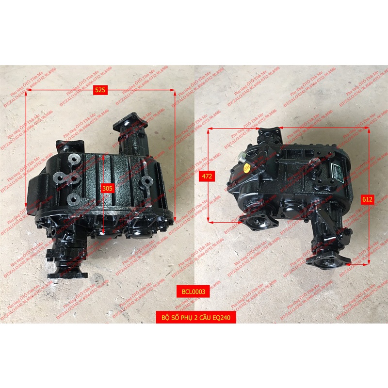 BỘ SỐ PHỤ 2 CẦU EQ240