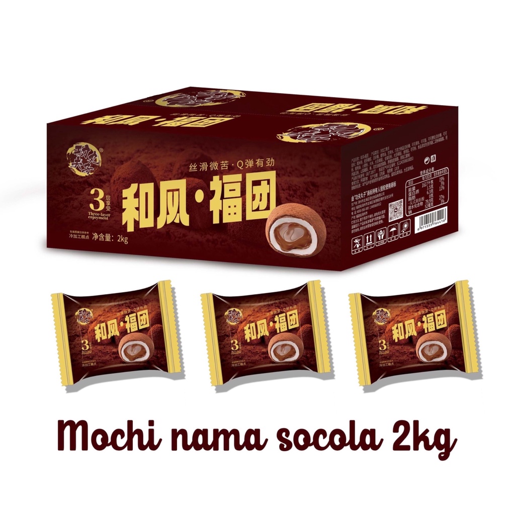 Thùng 2Kg Mochi nama socola siêu ngon, siêu cuốn :)