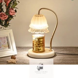 Nến thơm đèn đốt nến thơm - warmer candles gu10 35w - phong cách hàn quốc, có núm chỉnh độ sáng