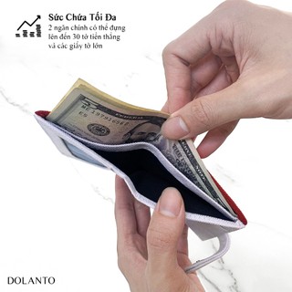 Ví DOLANTO BRAND® Button Wallet - Đứng
