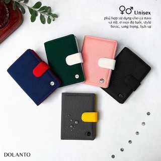 Ví DOLANTO BRAND® Button Wallet - Đứng