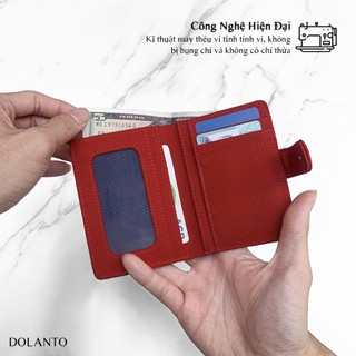 Ví DOLANTO BRAND® Button Wallet - Đứng