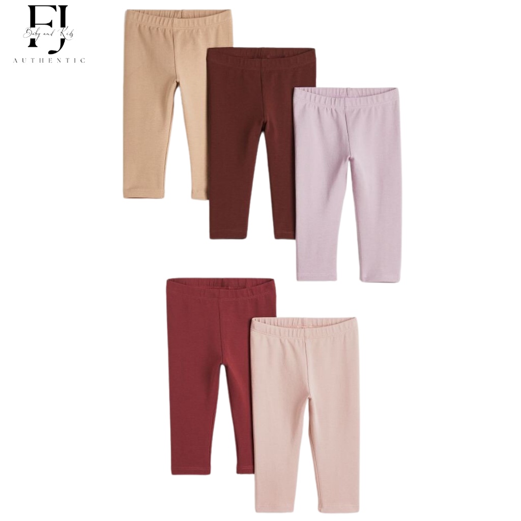 Quần legging bé gái chính hãng HM, quần legging cho bé 1-3 tuổi Auth
