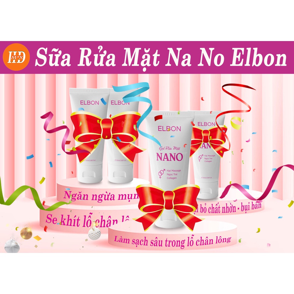 Sữa Rửa Mặt Na No 50ml - Elbon