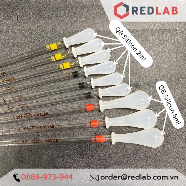 Quả bóp cao su và quả bóp silicon dùng cho pipet paster thuỷ tinh