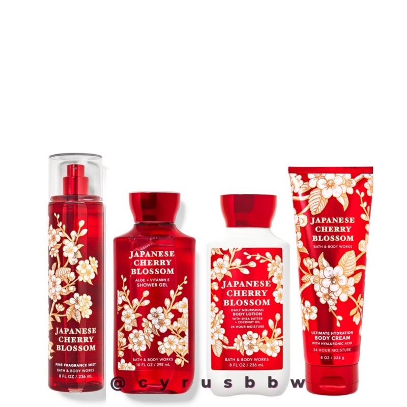 Auth] Sản Phẩm Tắm Lotion Xịt Thơm Toàn Thân Bath & Body Works - Japanese Cherry Blossom - Body Mist STORE