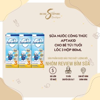 Sữa nước công thức Aptakid giàu DHA, tăng chiều cao, hỗ trợ tiêu hoá
