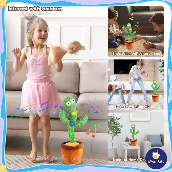 120 bài hát xương rồng nhảy múa Tik Tok đồ chơi nói chuyện ghi âm đồ chơi ánh sáng