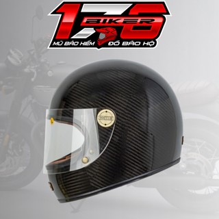 Mũ bảo hiểm Fullface Bulldog Clasico Carbon cổ điển - BIKER 176 - Mũ bảo hiểm & Đồ bảo hộ