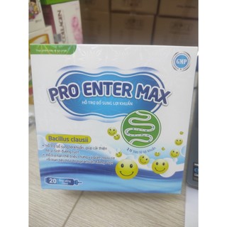 Men Lợi Khuẩn Pro Enter Max - Hỗ Trợ Bổ Sung Lợi Khuẩn Đường Ruột - Giảm Nguy Cơ Rối Loạn Tiêu Hóa. 