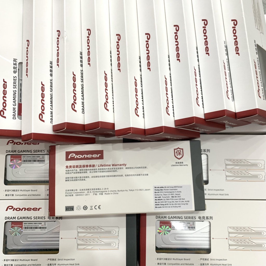 Ram PC 16GB DDR4 3200MHz Pioneer, Tản Nhiệt, Độ bền cao, Bảo hành 5 năm, Dễ dàng lắp đặt, Độ trễ thấp | BigBuy360 - bigbuy360.vn