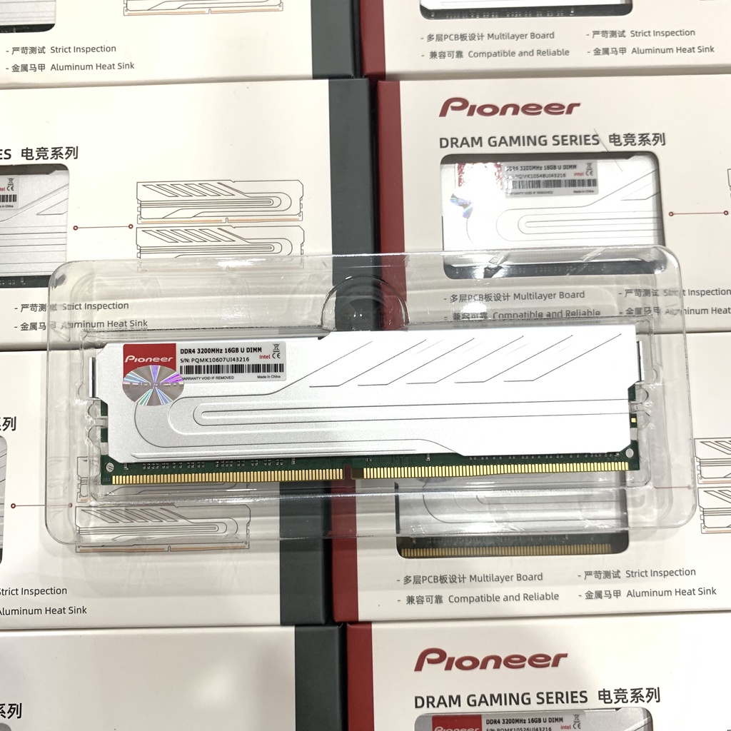 Ram PC 16GB DDR4 3200MHz Pioneer, Tản Nhiệt, Độ bền cao, Bảo hành 5 năm, Dễ dàng lắp đặt, Độ trễ thấp | BigBuy360 - bigbuy360.vn
