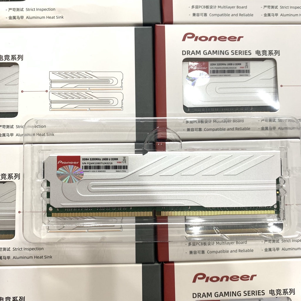 Ram PC 16GB DDR4 3200MHz Pioneer, Tản Nhiệt, Độ bền cao, Bảo hành 5 năm, Dễ dàng lắp đặt, Độ trễ thấp | BigBuy360 - bigbuy360.vn