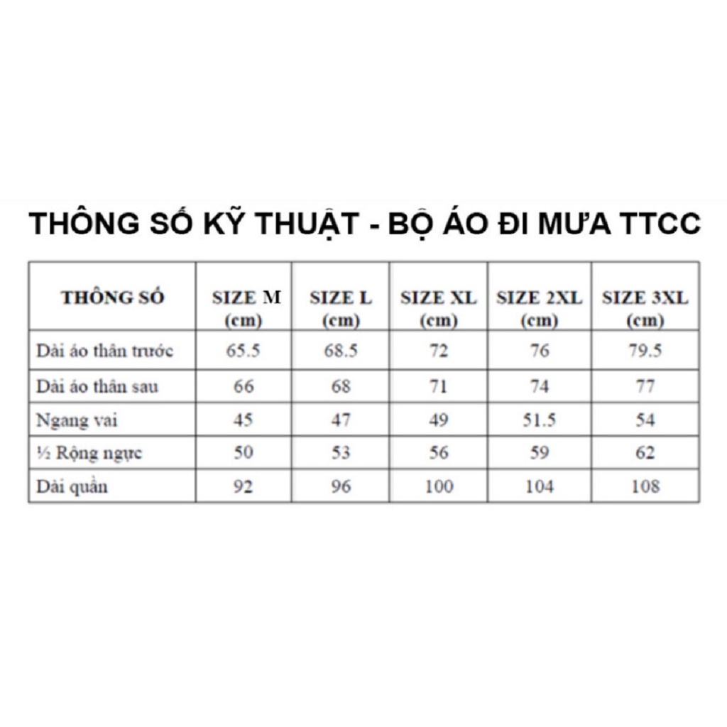 Bộ Áo Mưa Thời Trang Cao Cấp Cho Nam Và Nữ Chính Hãng Rando